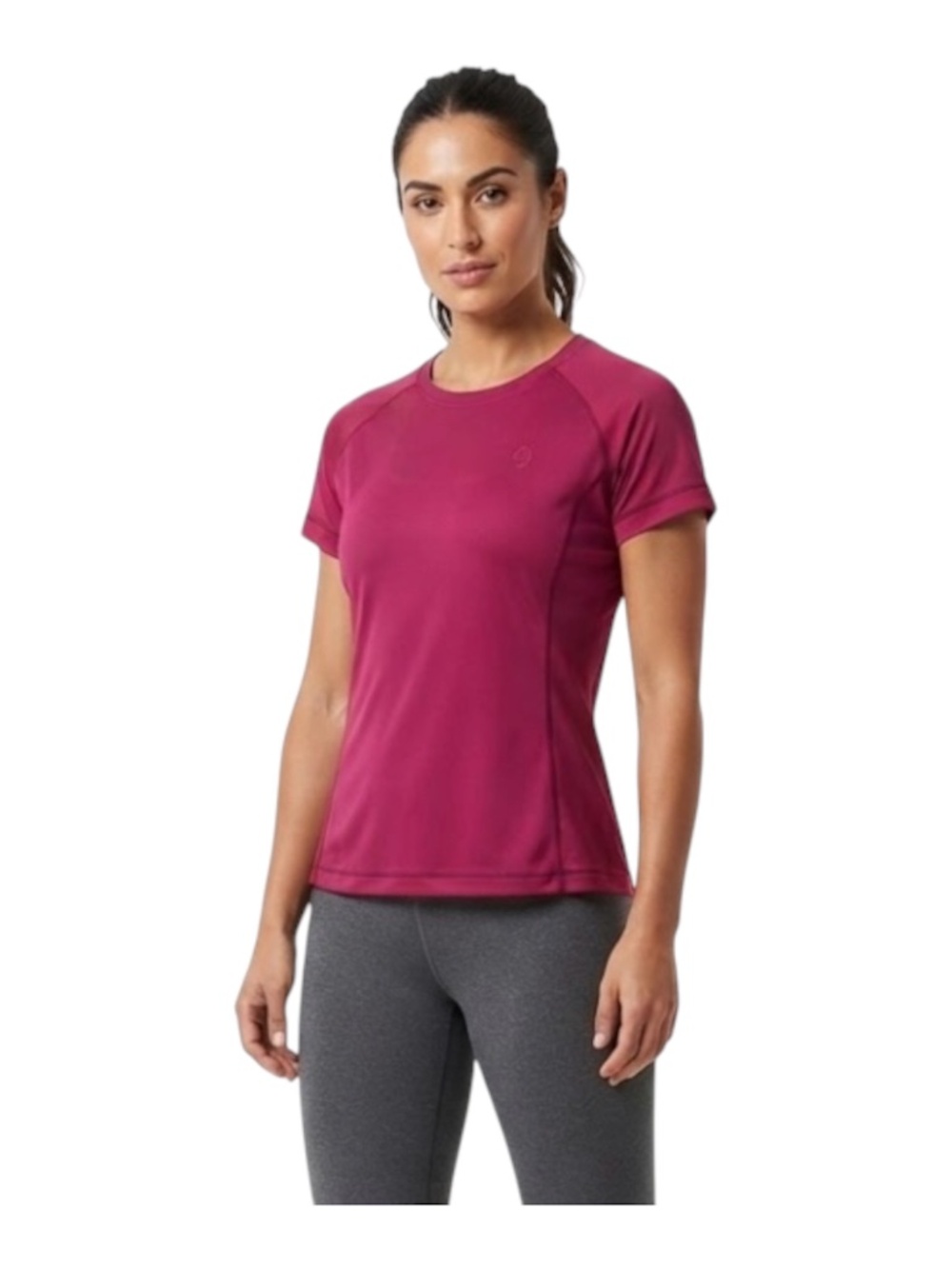 Fjällräven Women’s Abisko Vent T-Shirt Sz M Red Gorpcore Granola Hiking Camping